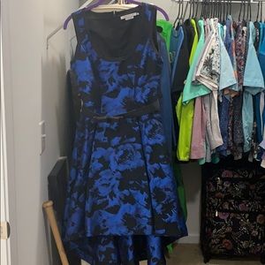 Mod cloth blue high low dress